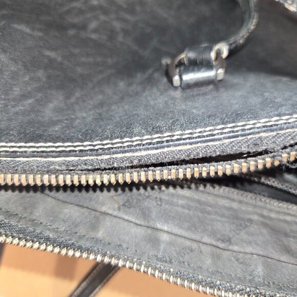 Salvatore Ferragamo vintage black leather bag - AS IS / Repair needed - Picture 5 of 12